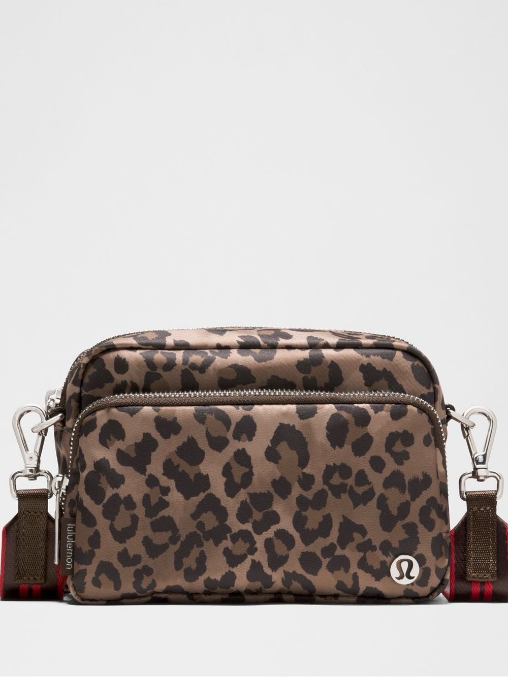 Lululemon Leopard Print Everywhere Crossbody Bag 2L